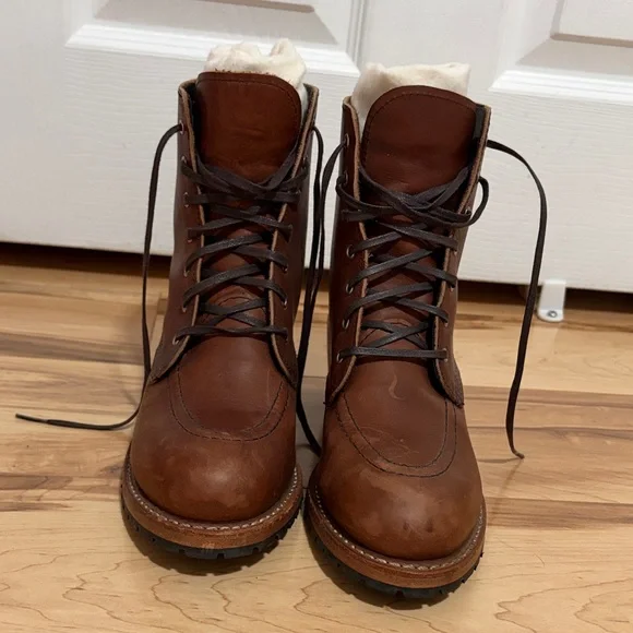 Red Wing Shoes Leather Ankle Boots - Picture 2 of 8
